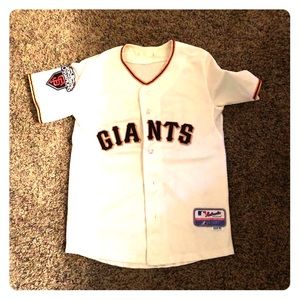 2010 championship XL youth SF Giants jersey 55!